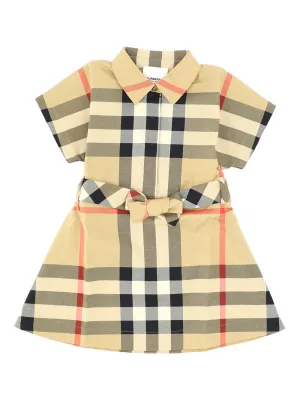 Burberry Kids Vintage Checked Short-Sleeved Dress