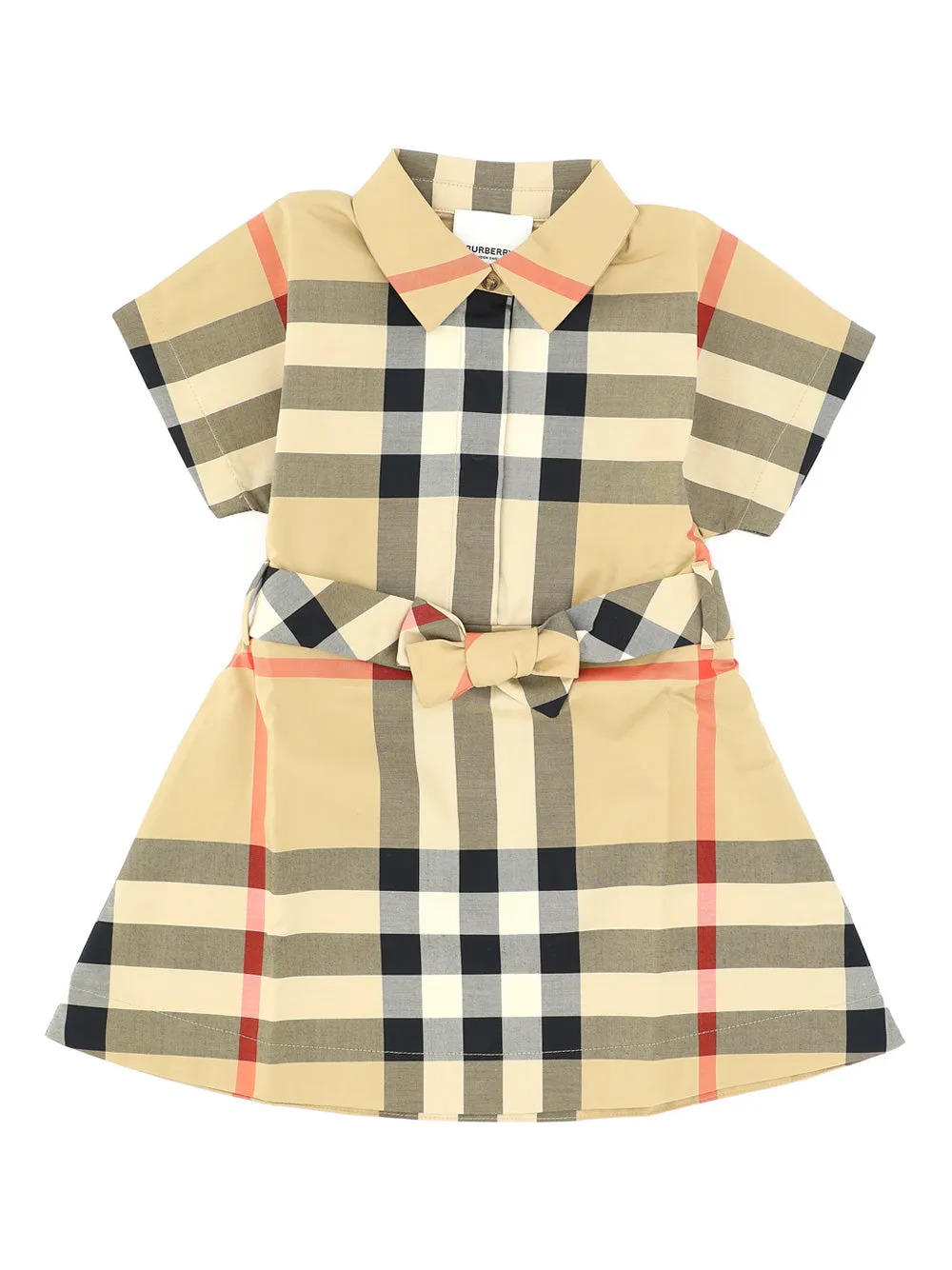 Burberry Kids Vintage Checked Short-Sleeved Dress