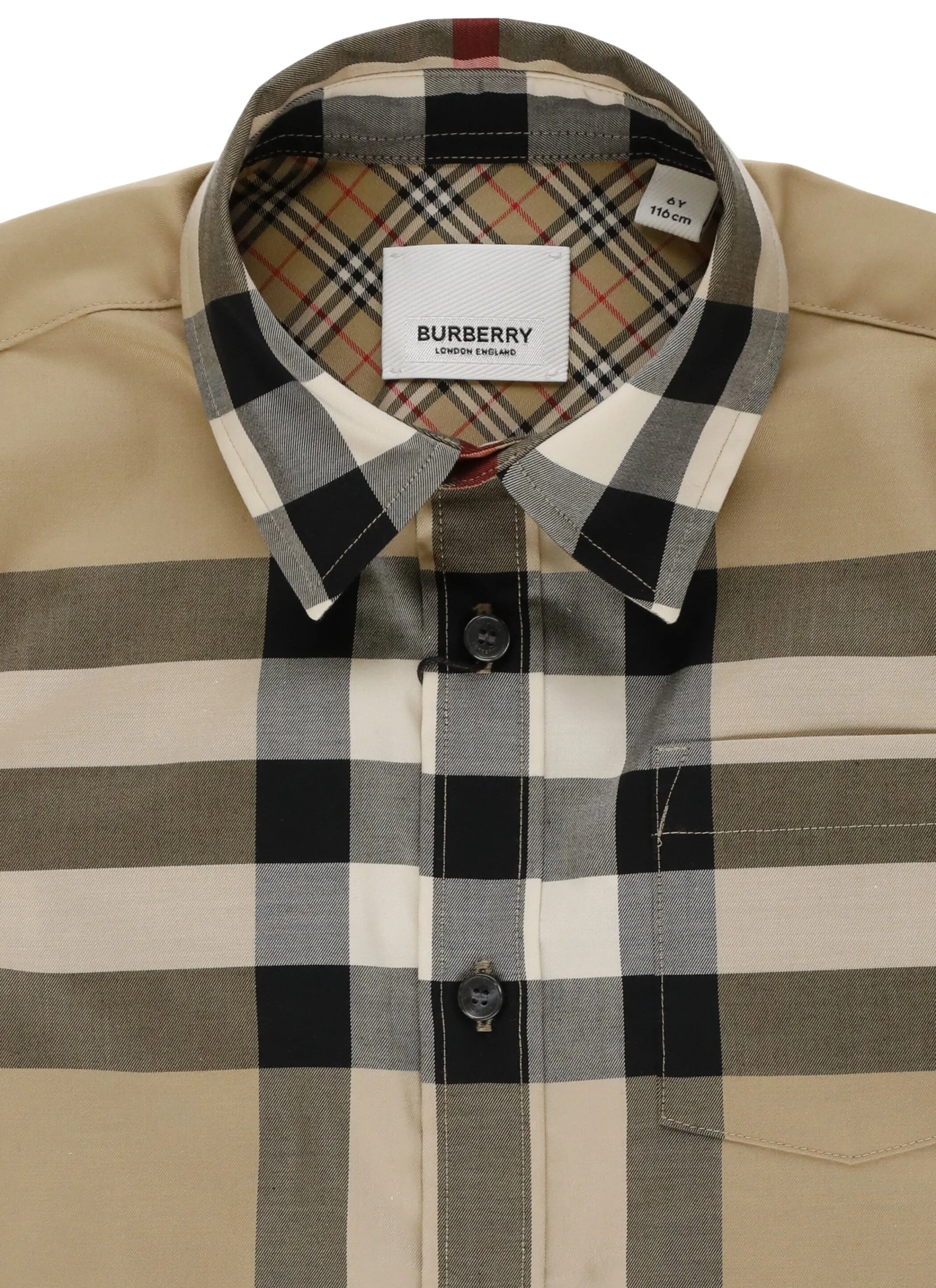 Burberry Kids Vintage Checked Short-Sleeved Shirt