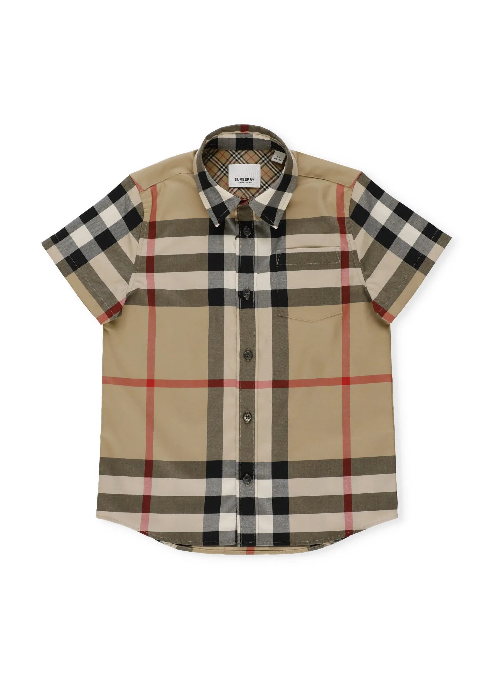 Burberry Kids Vintage Checked Short-Sleeved Shirt