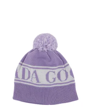 Canada Goose Kids Logo Intarsia Pompom Hat