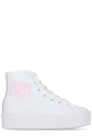 Chiara Ferragni Kids Eyelike High-Top Sneakers
