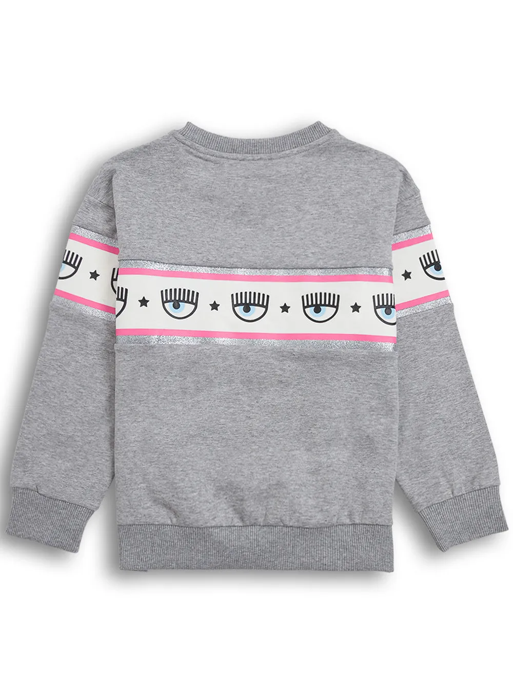 Chiara Ferragni Kids Logo Stripe Sweater