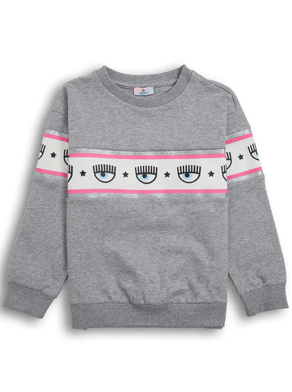 Chiara Ferragni Kids Logo Stripe Sweater
