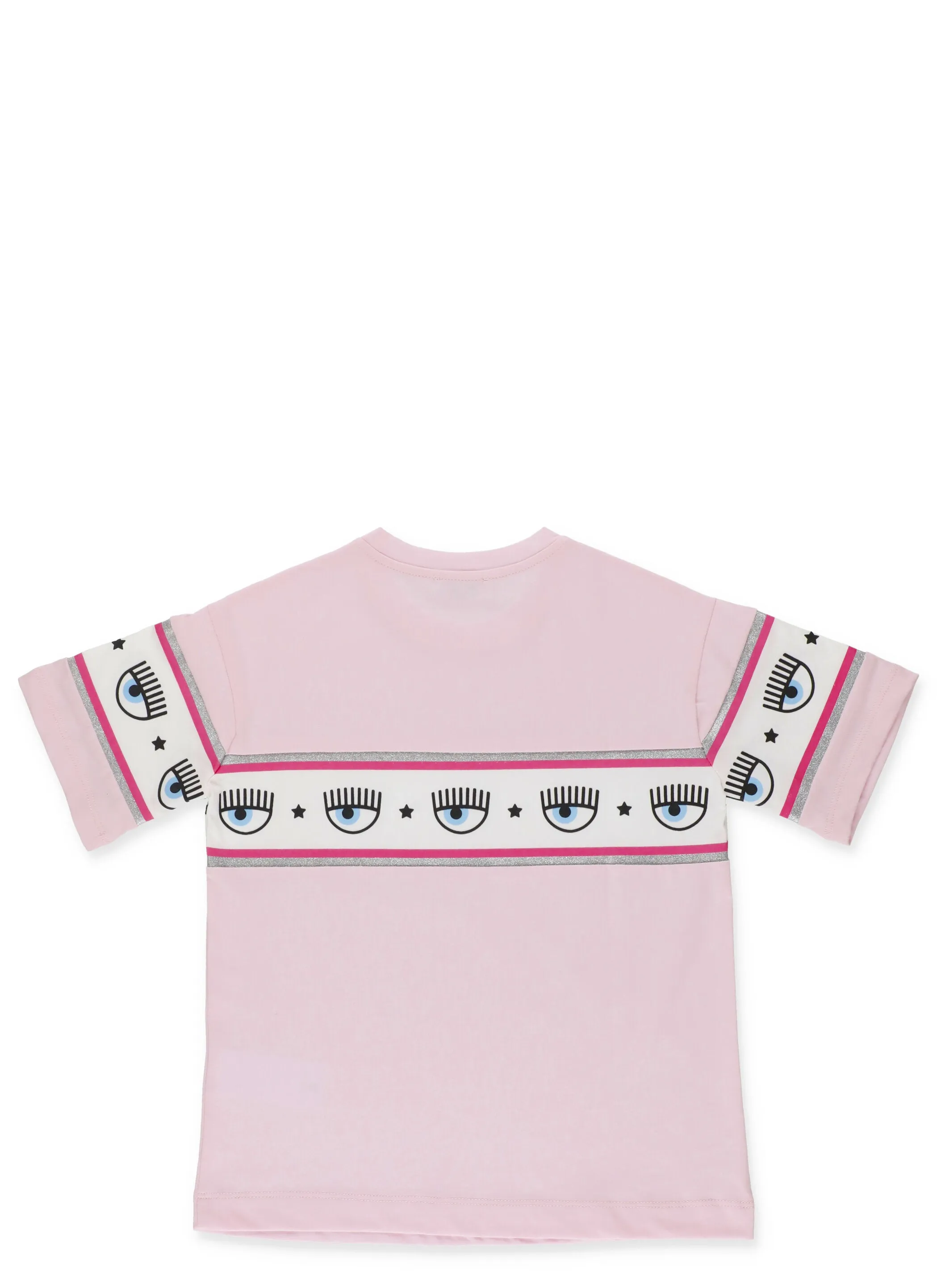 Chiara Ferragni Kids Logomania Print Crewneck T-Shirt