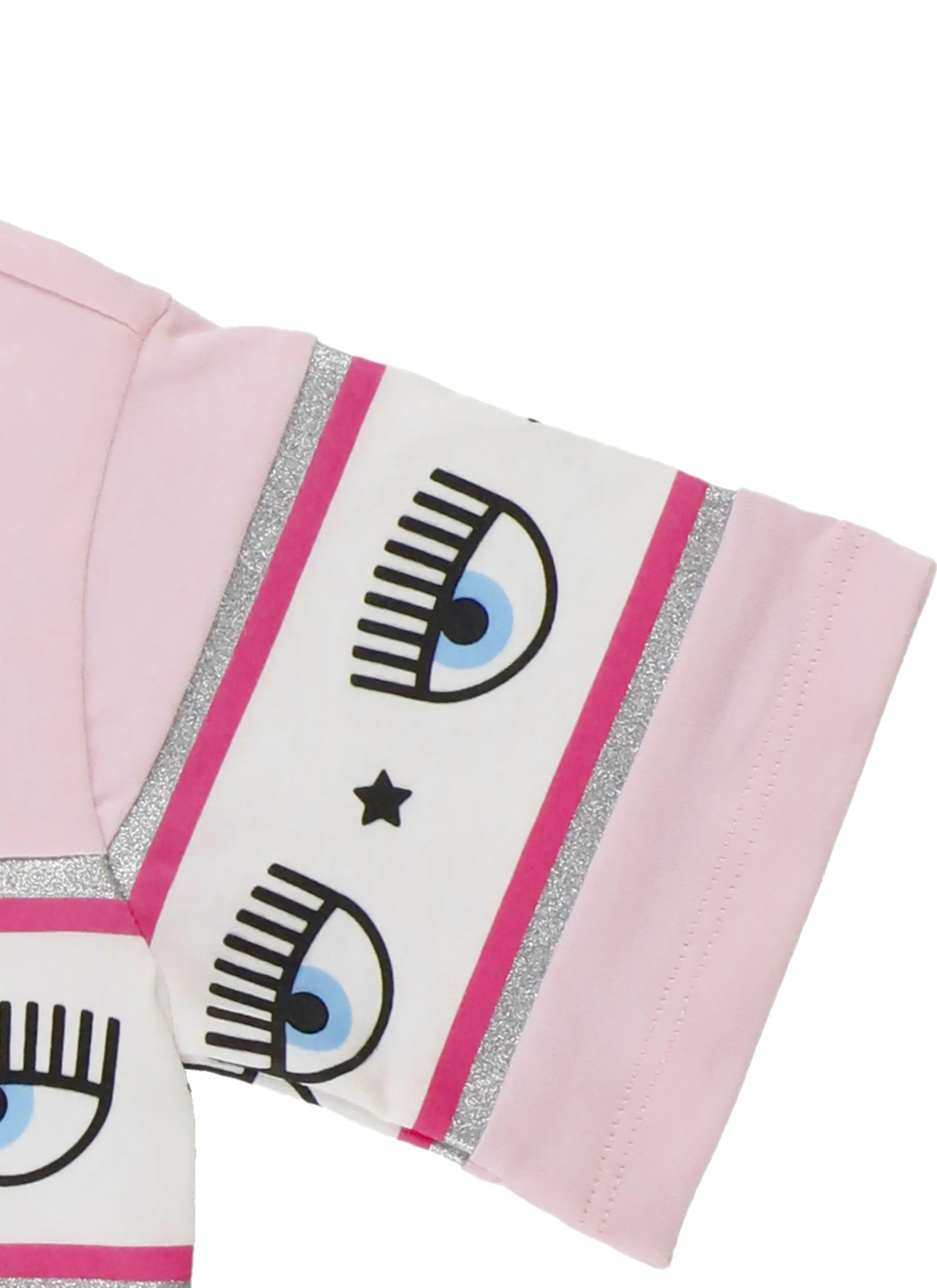 Chiara Ferragni Kids Logomania Print Crewneck T-Shirt