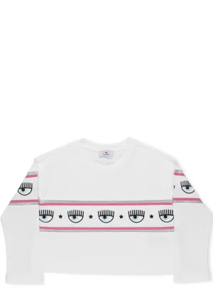 Chiara Ferragni Kids Maxi-Logomania T-Shirt