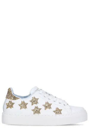 Chiara Ferragni Kids Star Embellished Sneakers