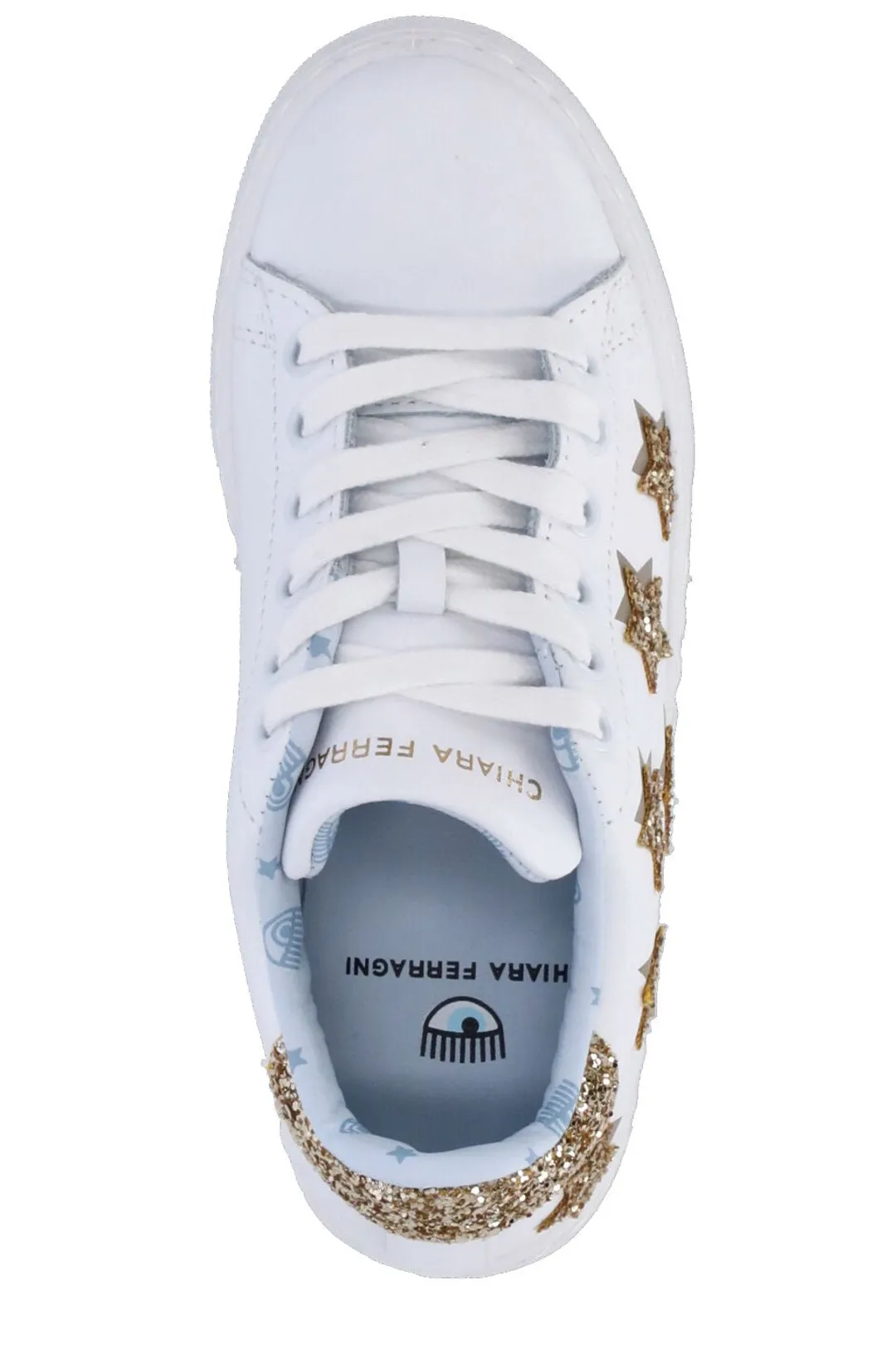 Chiara Ferragni Kids Star Embellished Sneakers