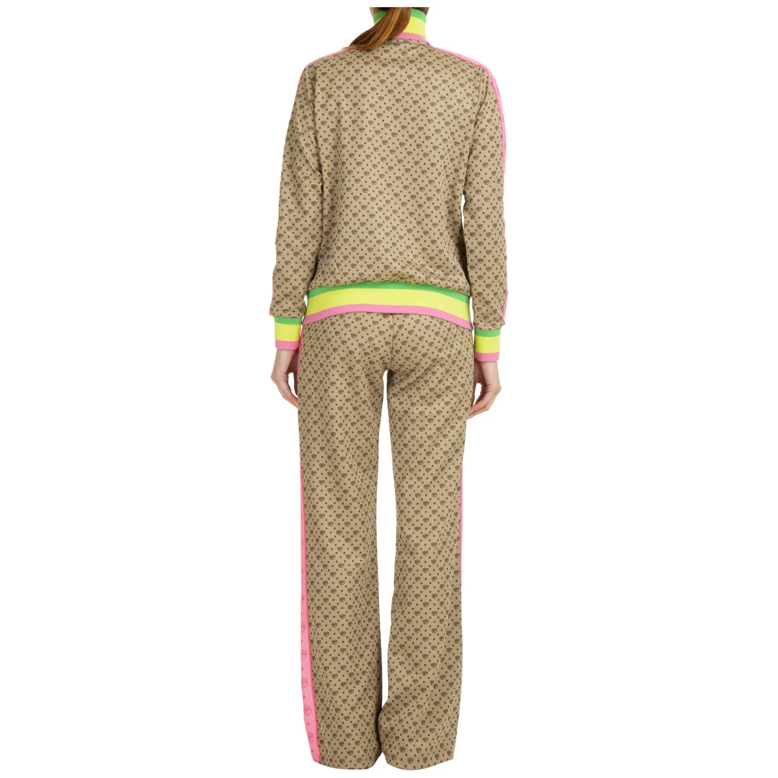 Chiara Ferragni Logo Tape Detailed Tracksuit Set