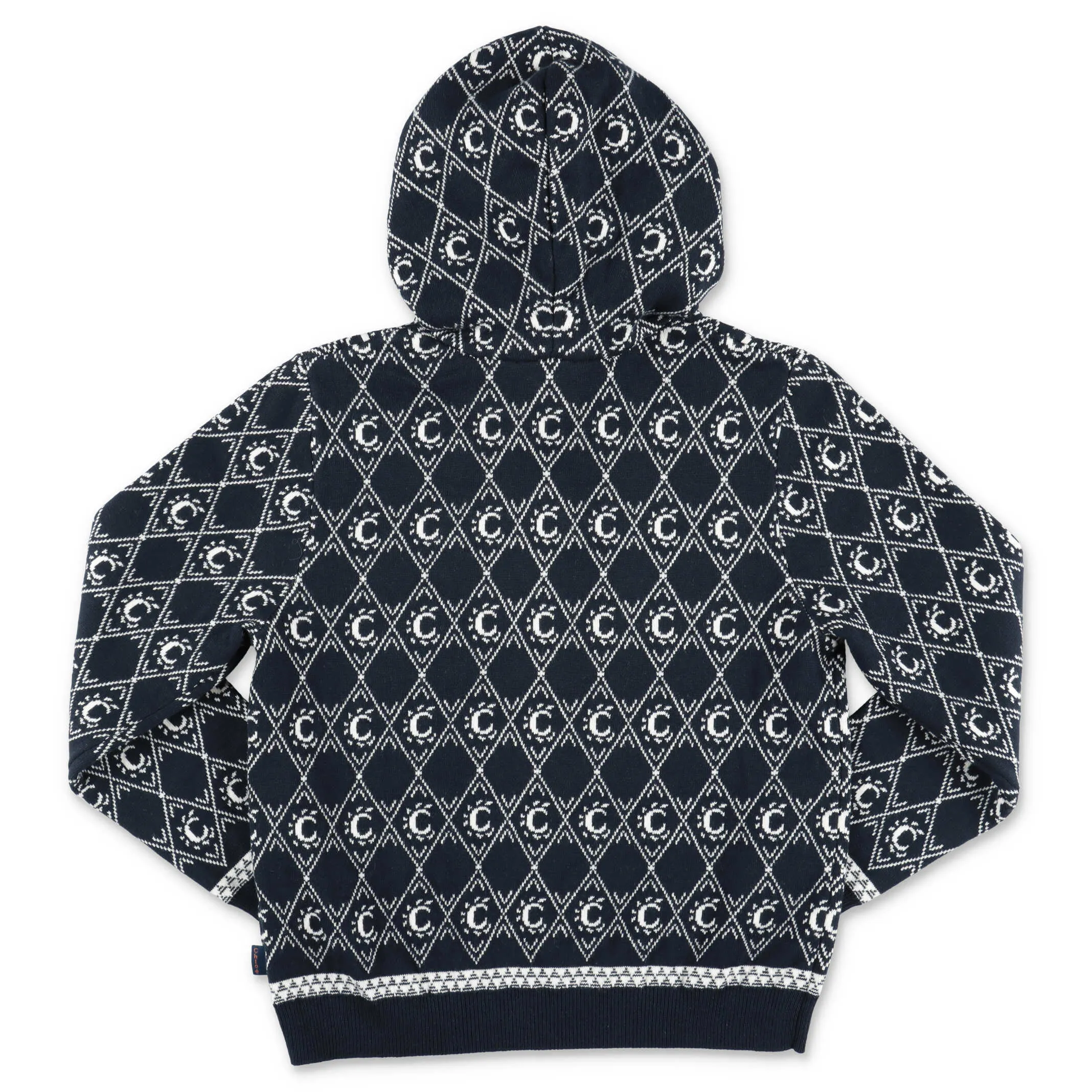 Chlo Kids C Intarsia Knitted Hoodie