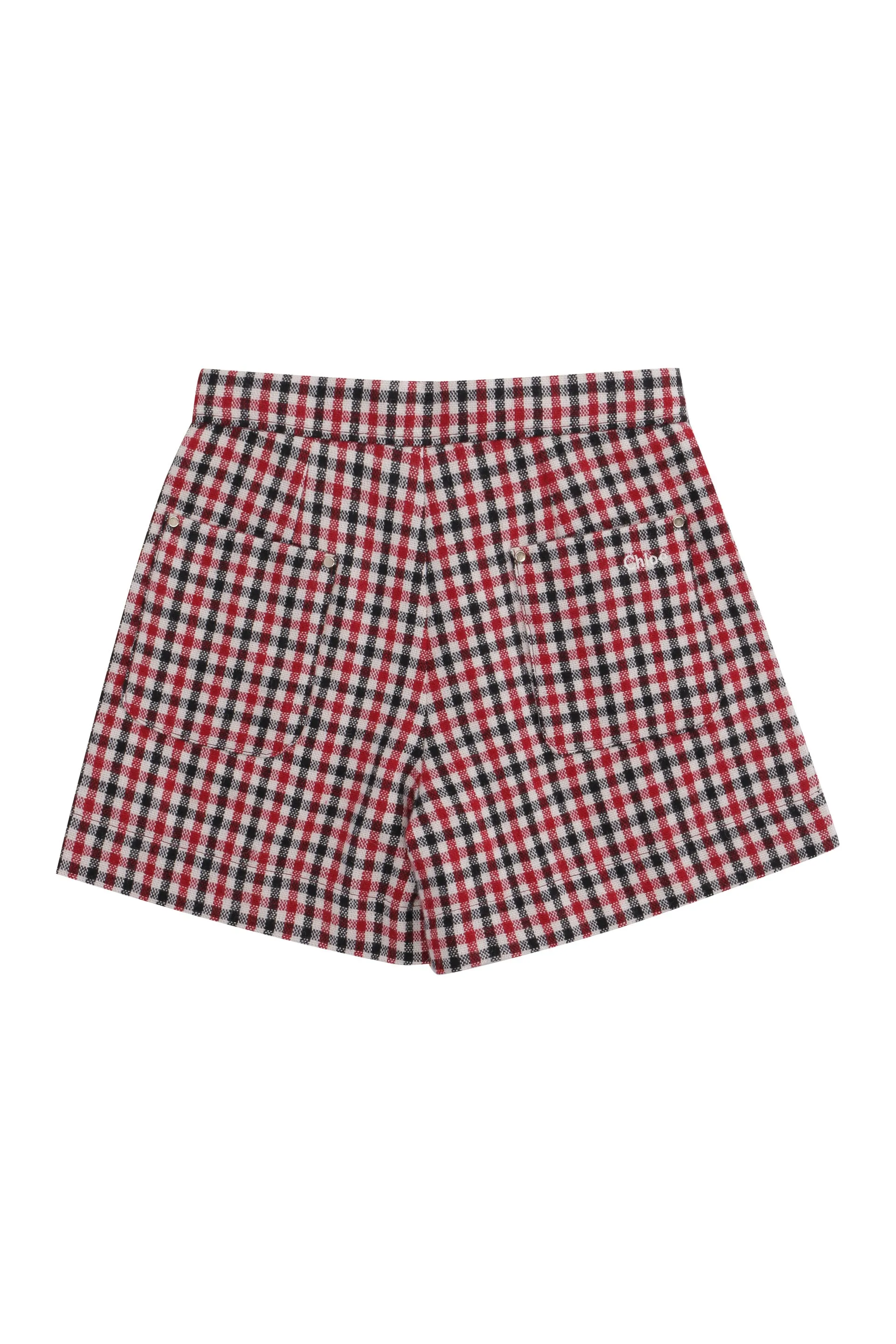 Chlo Kids Checked Shorts