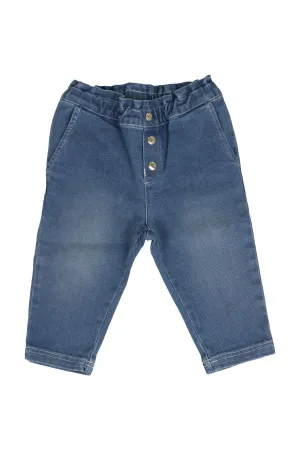 Chlo Kids Elastic Waist Straight Leg Jeans