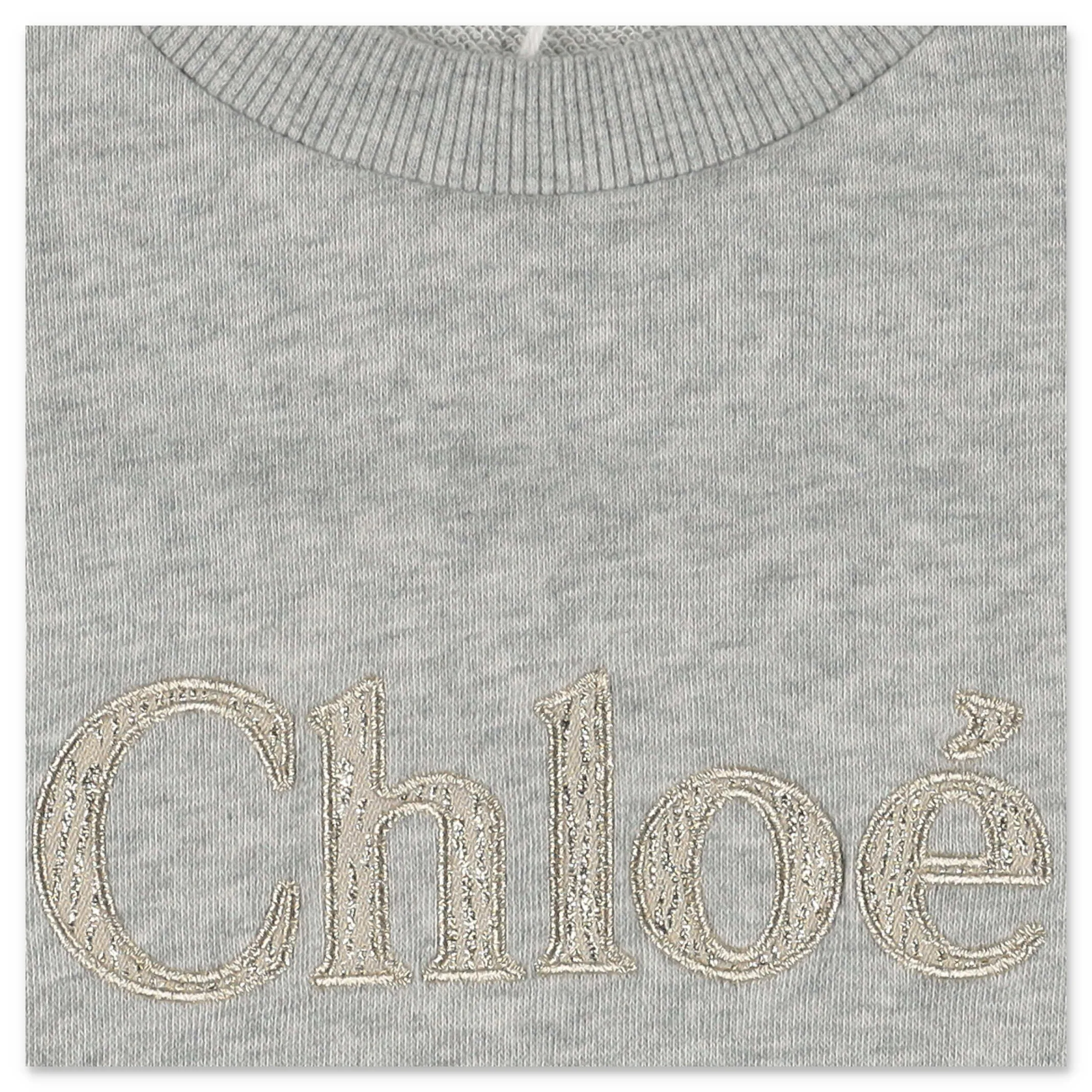 Chlo Kids Embroidered Logo Sweatshirt