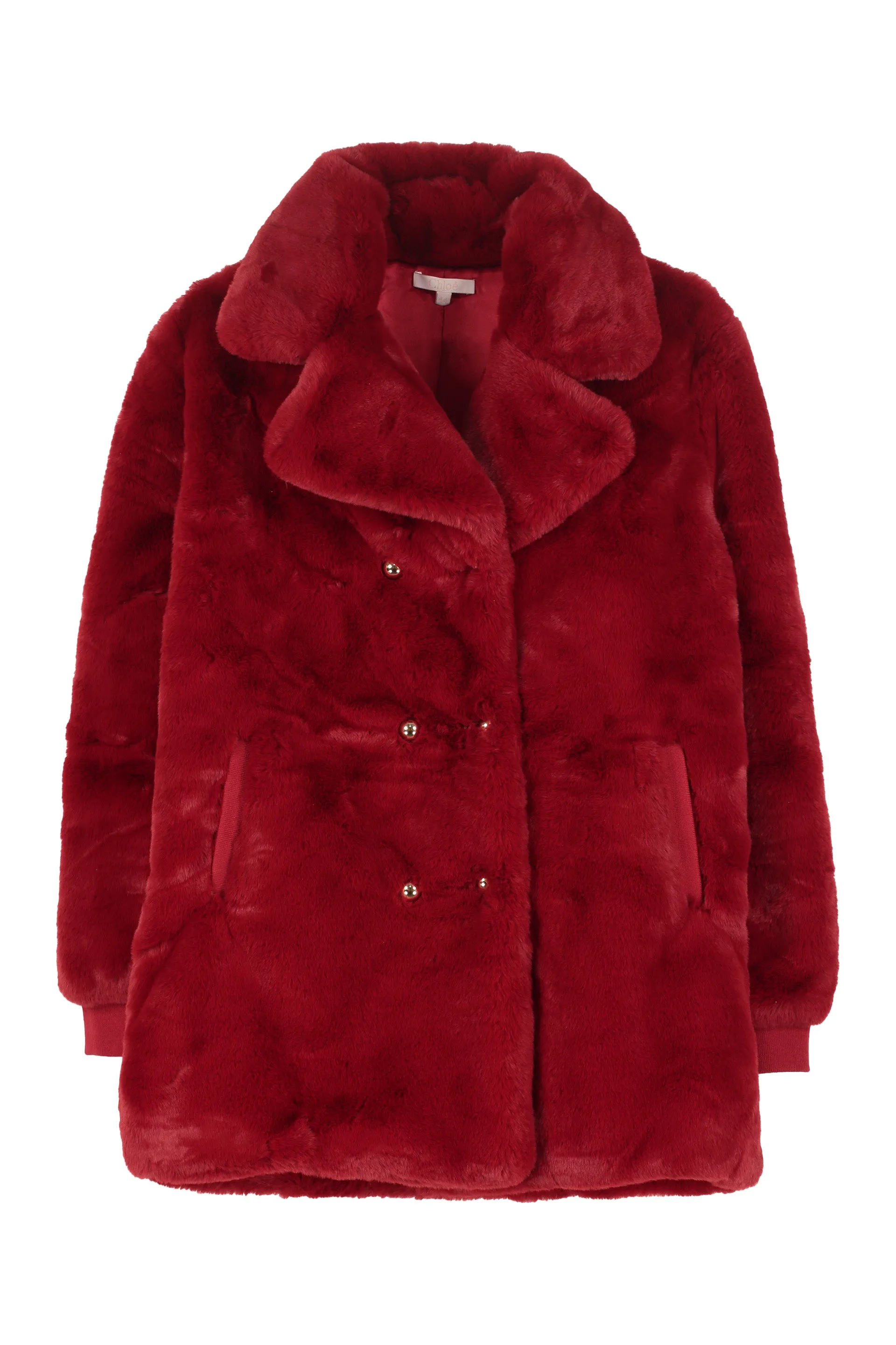 Chlo Kids Faux Fur Coat