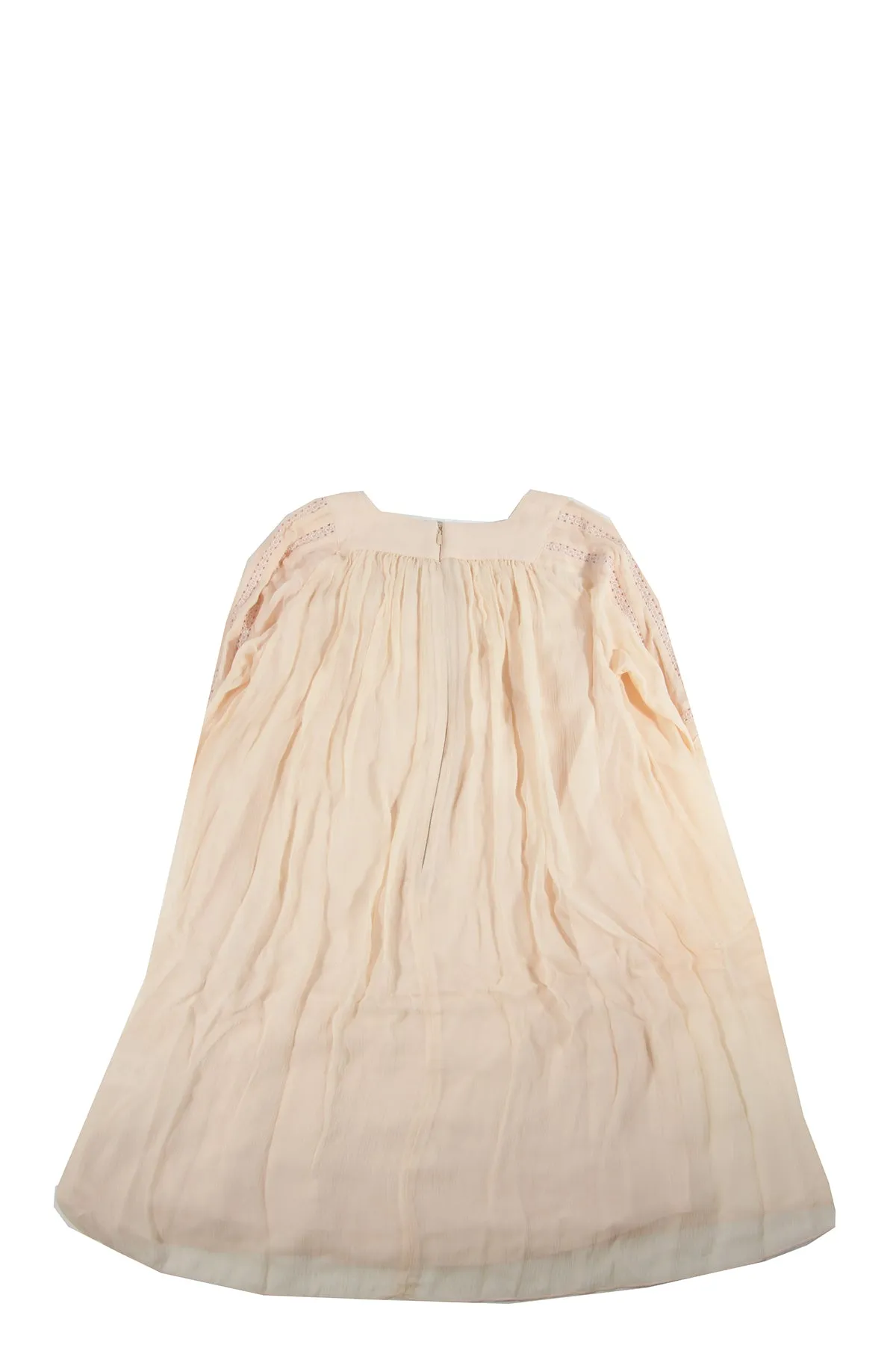 Chlo Kids Gathered Long Sleeve Dress