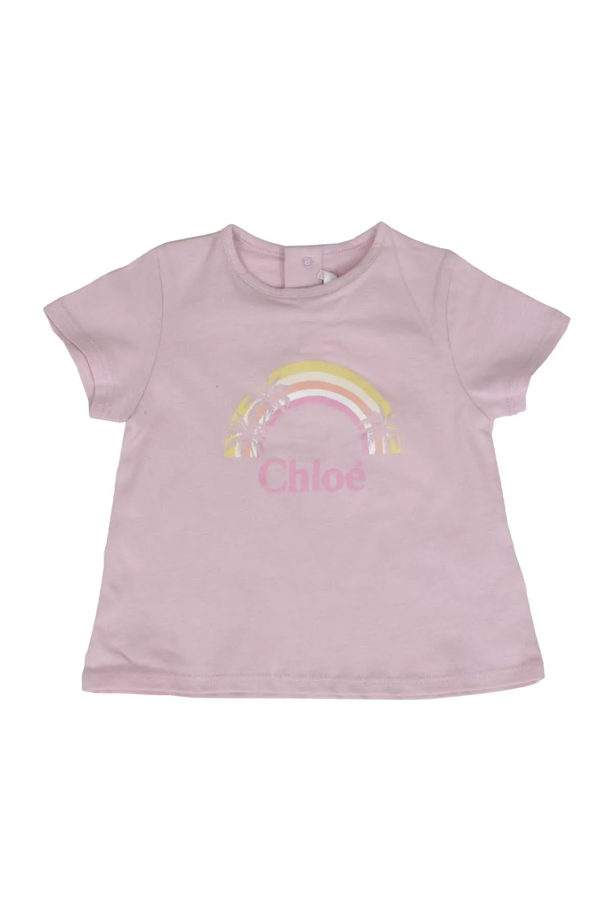 Chlo Kids Graphic Printed Crewneck T-Shirt