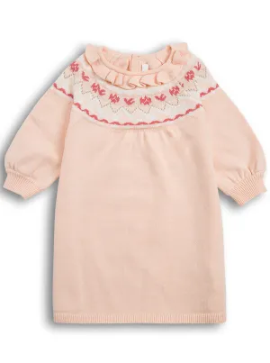 Chlo Kids Intarsia Knit Dress