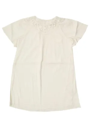 Chlo Kids Lace Detail T-Shirt Dress