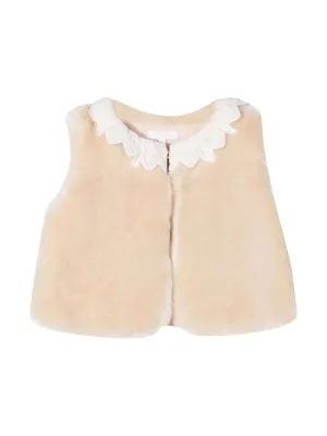 Chlo Kids Lace Embellished Gilet