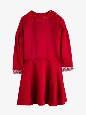 Chlo Kids Lace Trim Dress