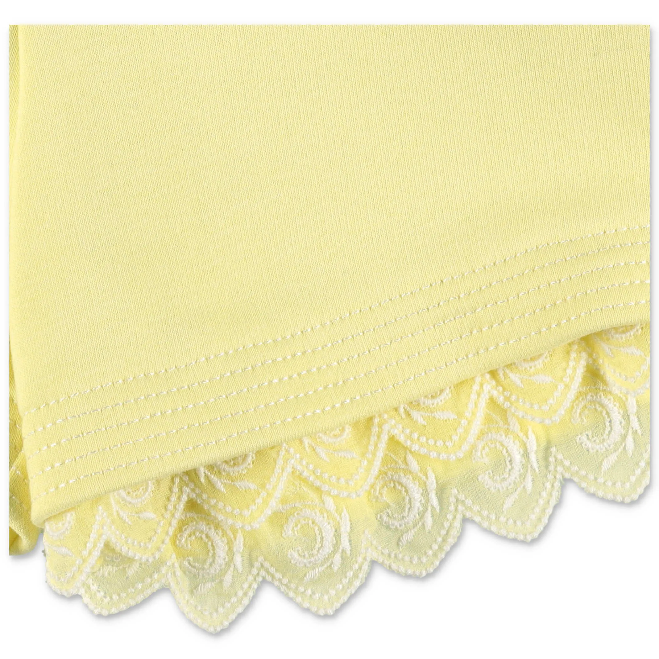 Chlo Kids Lace Trimmed Drawstring Shorts