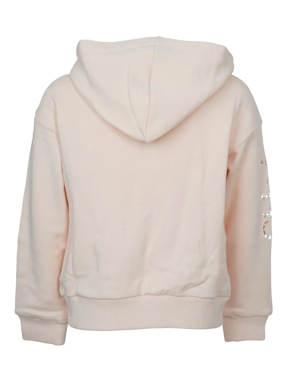 Chlo Kids Logo Detailed Zip-Up Hoodie