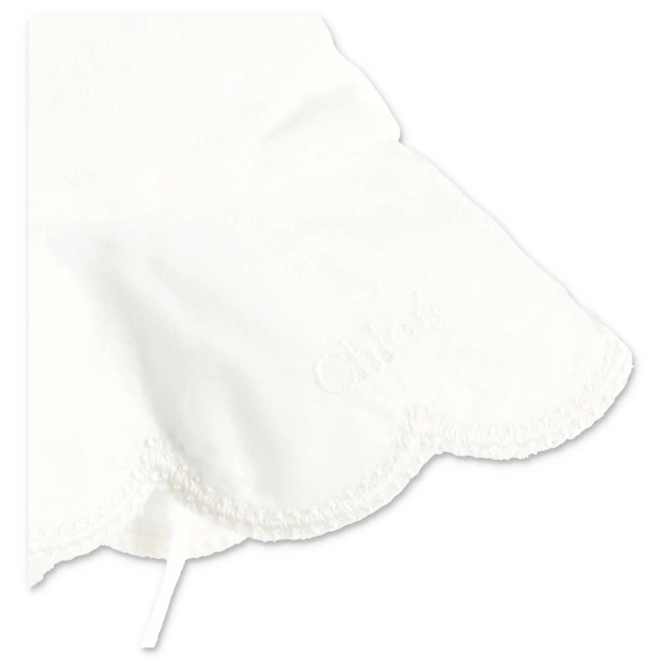 Chlo Kids Logo Embroidered Scalloped Edge Hat