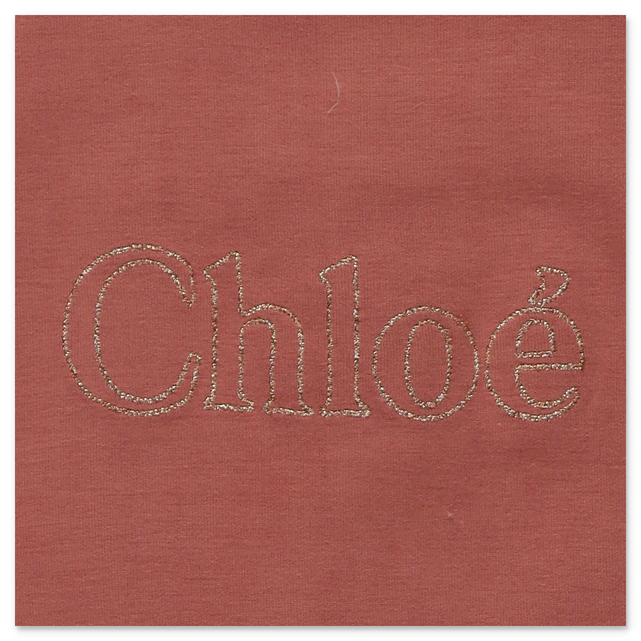 Chlo Kids Logo Embroidered Sleeveless Playsuit