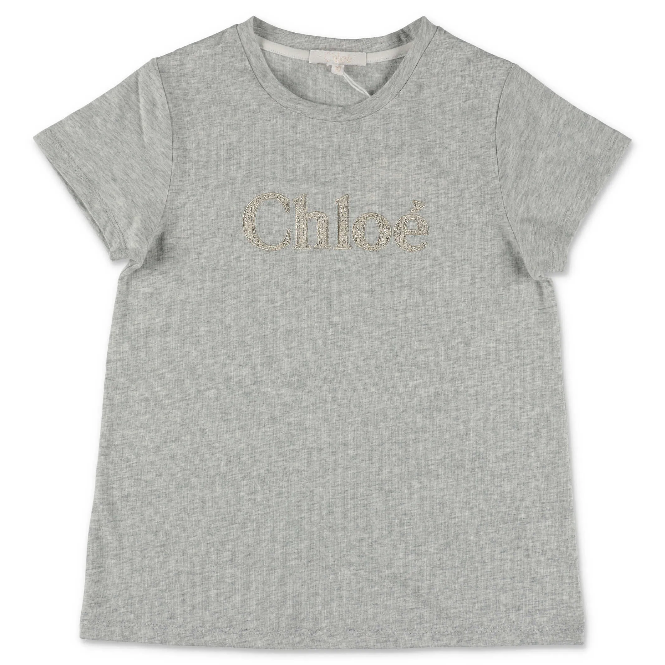 Chlo Kids Logo Embroidered T-Shirt