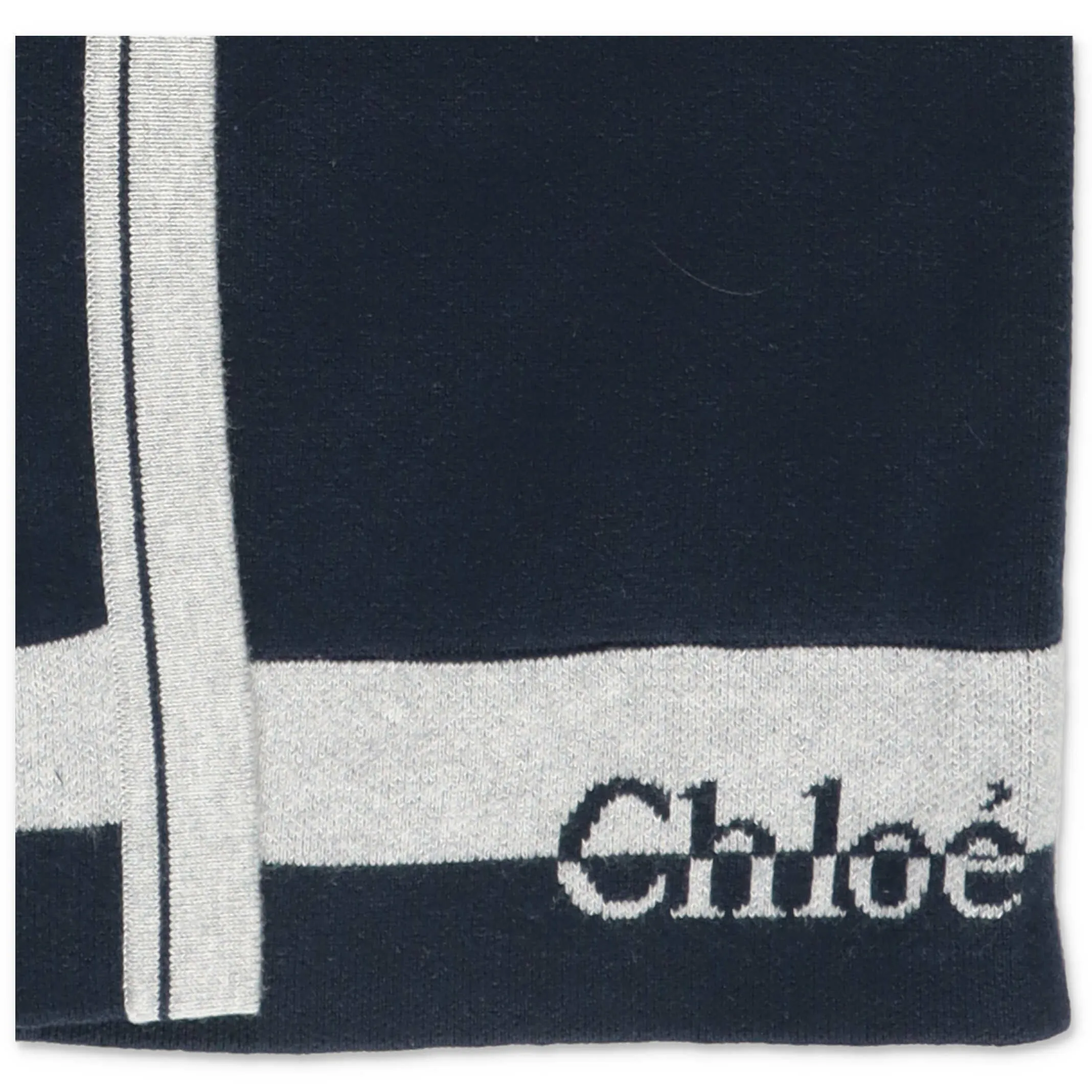 Chlo Kids Logo Intarsia Dress