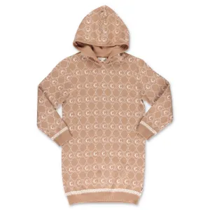 Chlo Kids Logo Intarsia Jumper Dress