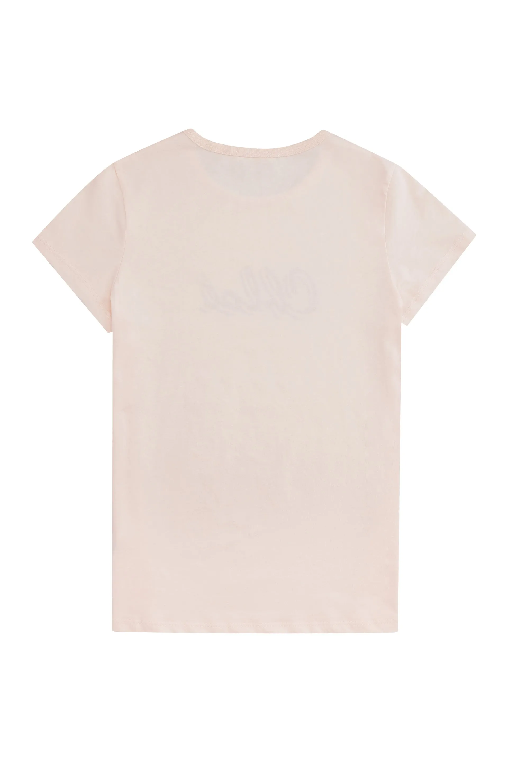 Chlo Kids Logo Print Crewneck T-Shirt