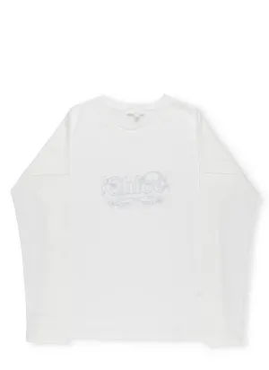 Chlo Kids Logo Printed Long Sleeve T-Shirt