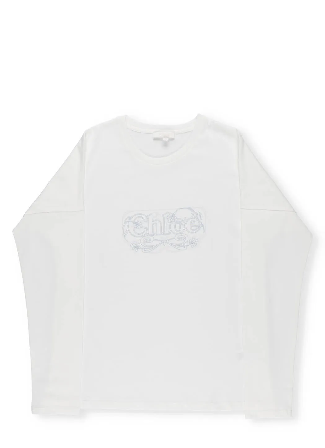 Chlo Kids Logo Printed Long Sleeve T-Shirt