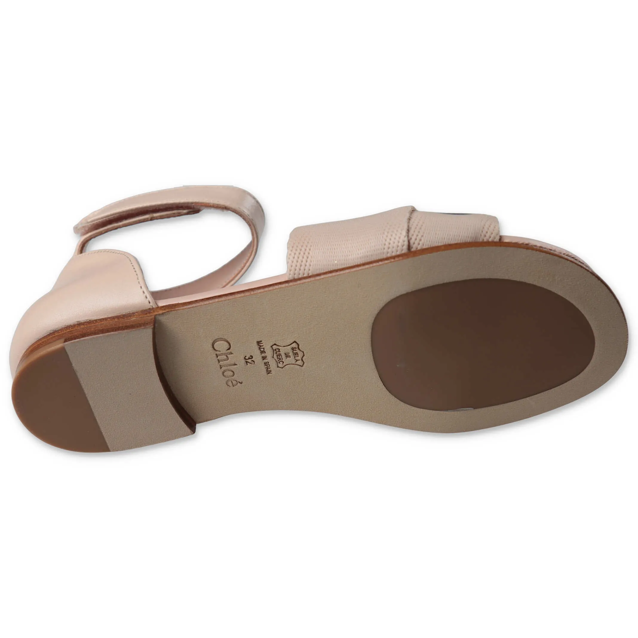 Chlo Kids Logo Printed Strapped Sandals