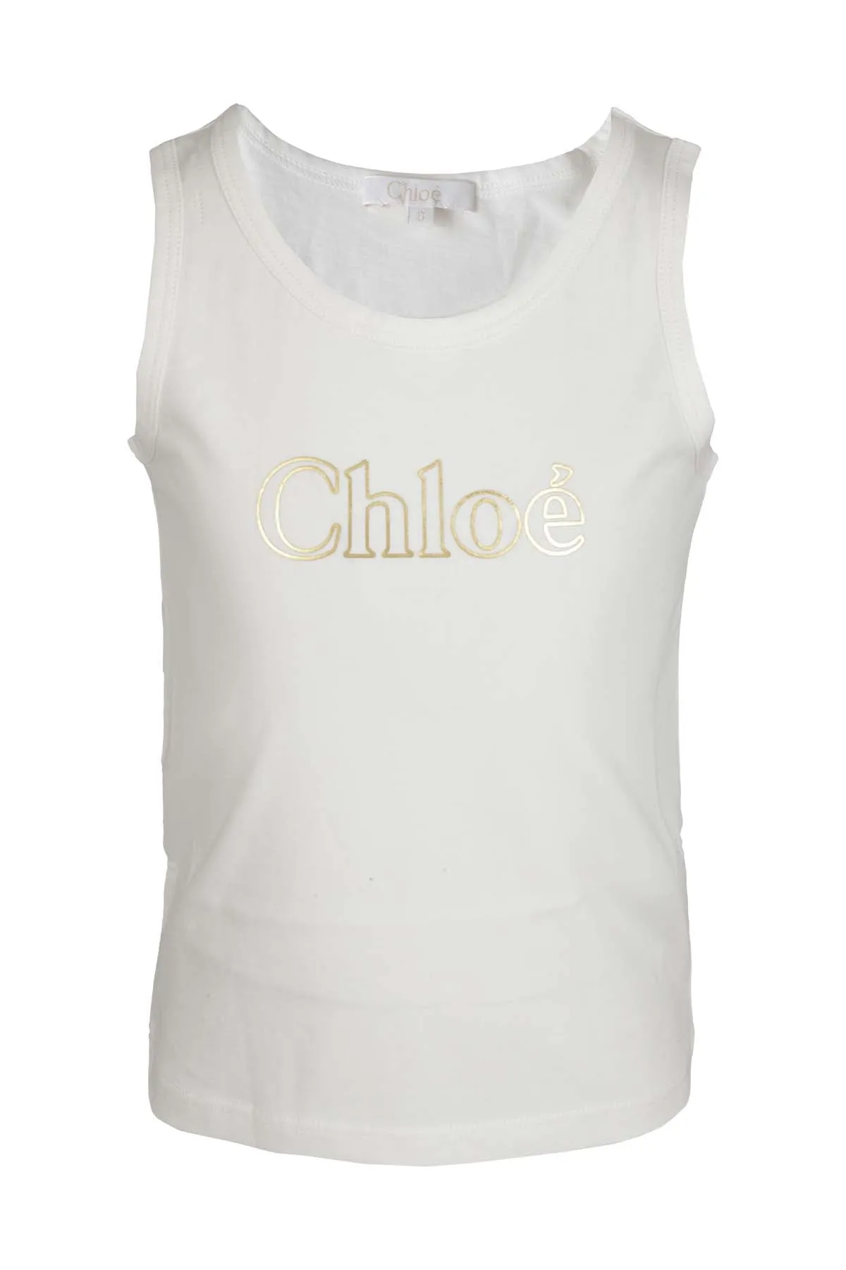 Chlo Kids Logo Printed Tank Top
