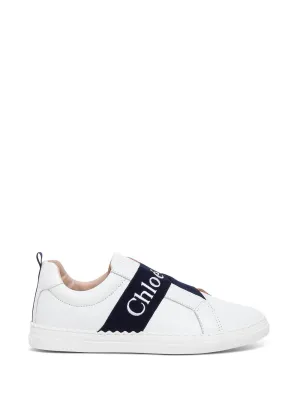 Chlo Kids Logo Tape Sneakers