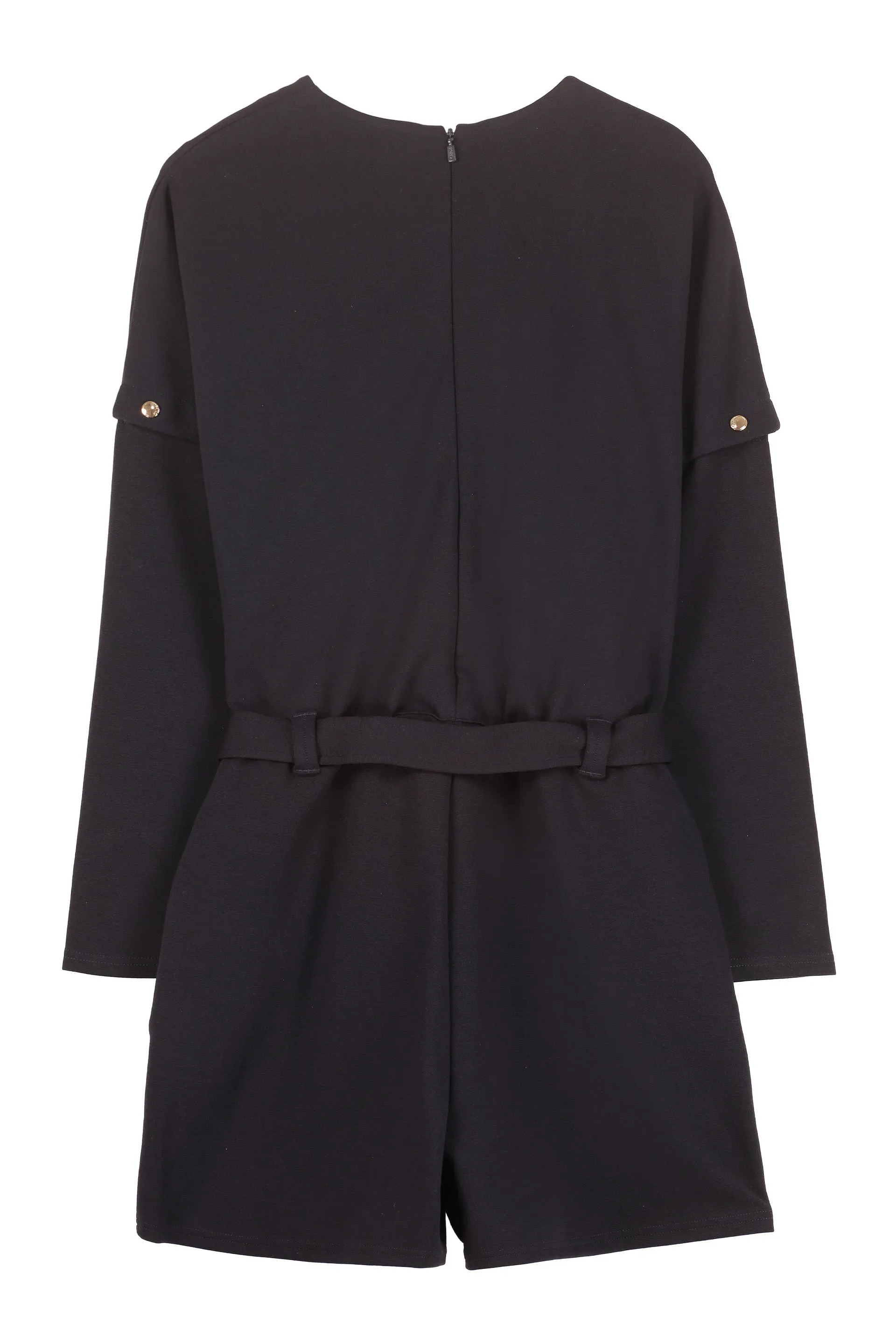 Chlo Kids Long Sleeve Belted Playsuit
