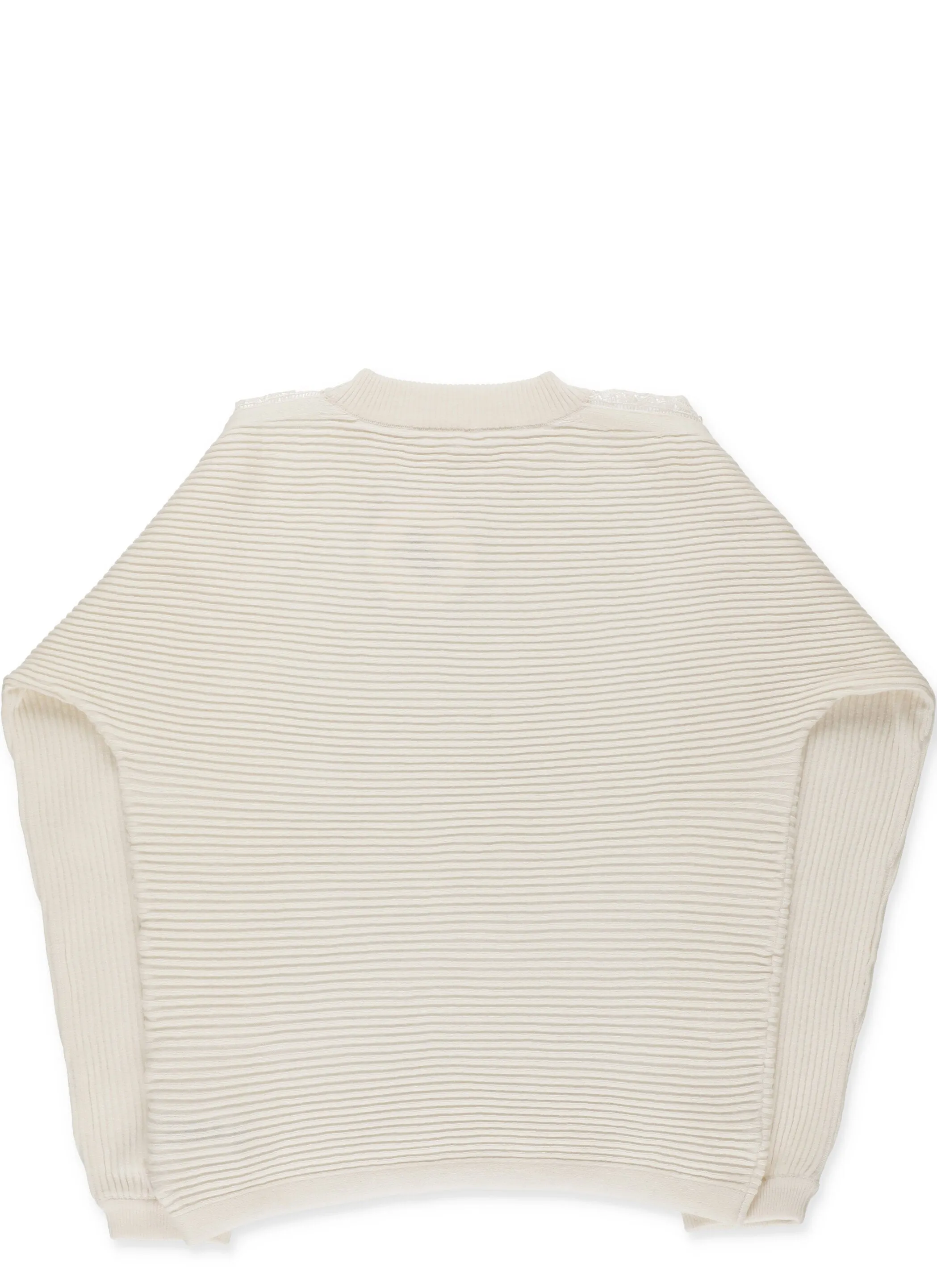 Chlo Kids Ribbed Crewneck Sweater
