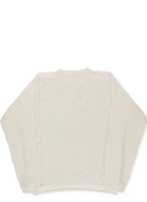 Chlo Kids Ribbed Crewneck Sweater