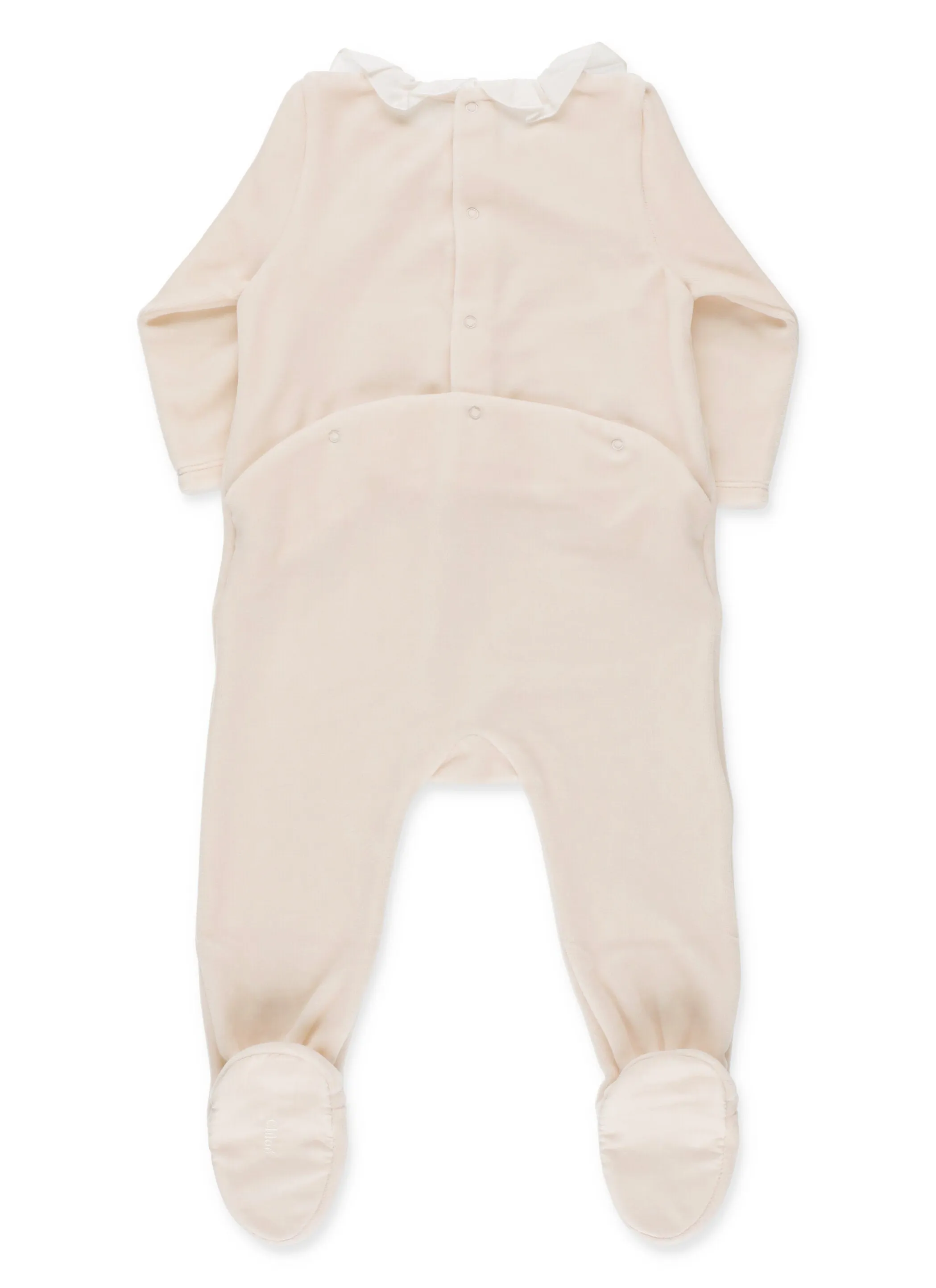 Chlo Kids Ruffled Collar Onesie