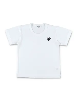 Comme des Garons Play Kids Heart Patch T-Shirt
