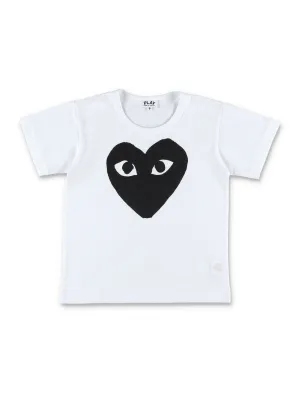 Comme des Garons Play Kids Heat Print T-Shirt