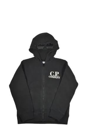 C.P. Company Kids Logo Printed Hooded Jacket