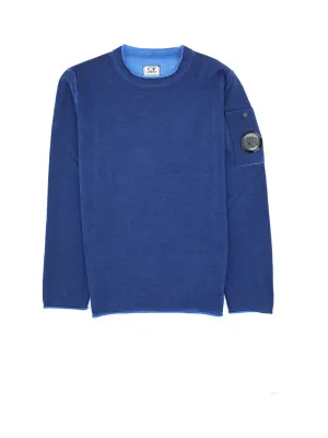 C.P. Company Kids Long Sleeved Crewneck Sweater