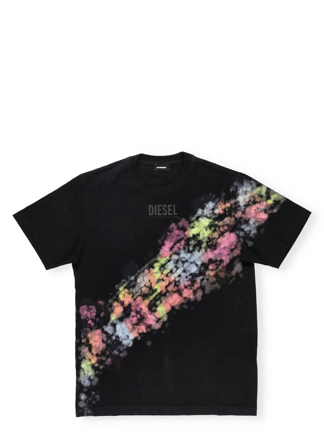 Diesel Kids Graphic Logo Printed T-Shirt