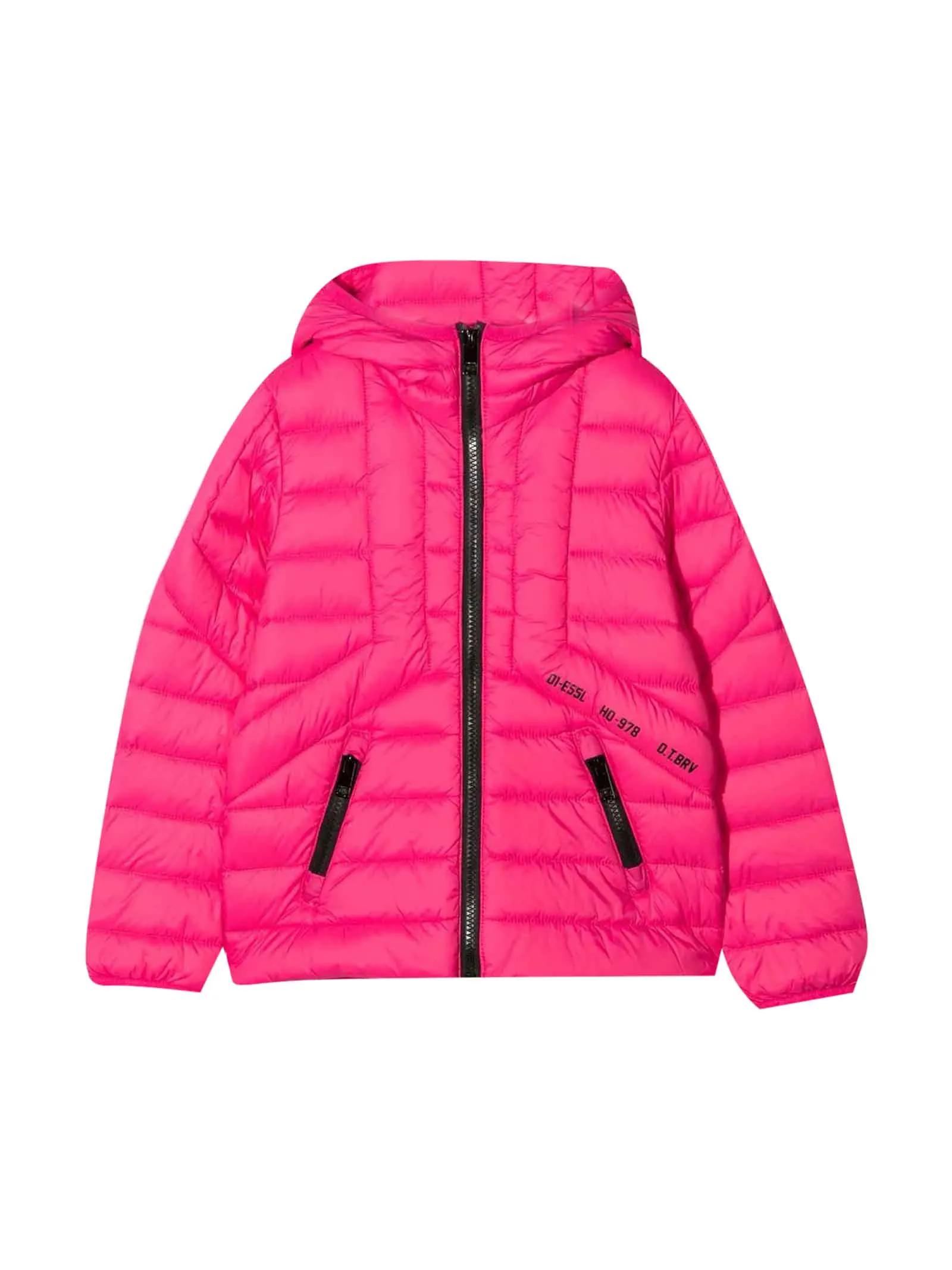 Diesel Kids Jdwain Hooded Puffer Jacket