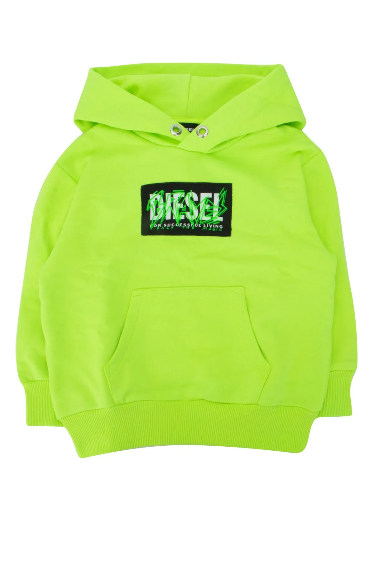 Diesel Kids Logo Patch Hoodie