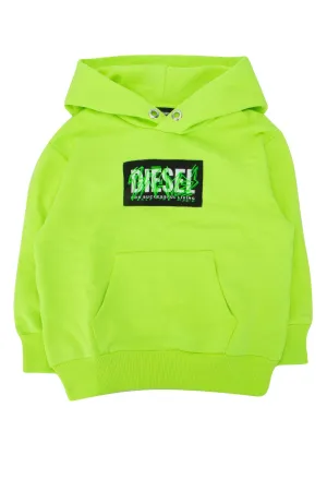 Diesel Kids Logo Patch Hoodie